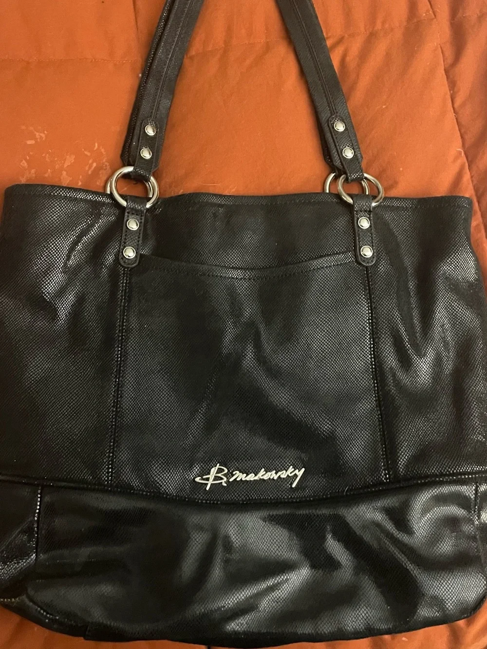 b. makowsky black faux